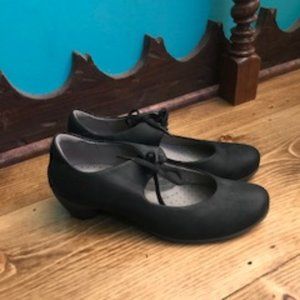 Black Ecco Mary-Jane Style Shoes- size 38